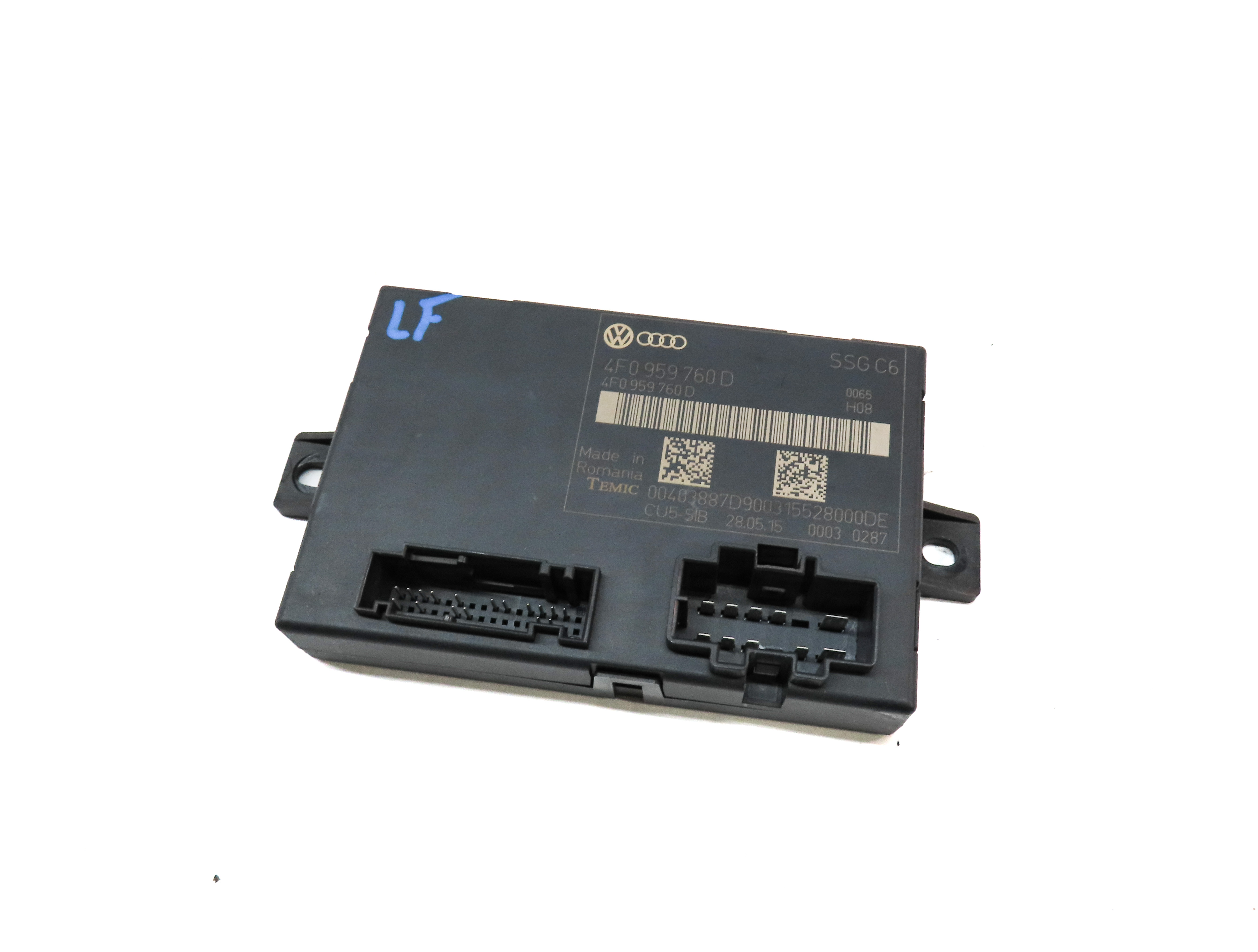 2015 AUDI Q7 PRESTIGE (4L) FRONT LEFT DRIVER SEAT CONTROL MODULE — exact item pictured